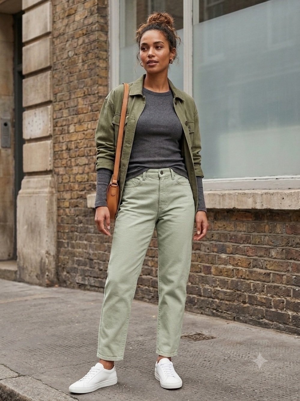 VTG Y2K Levi’s 550 Relaxed Fit Tapered Leg Light Green Jeans 14M.